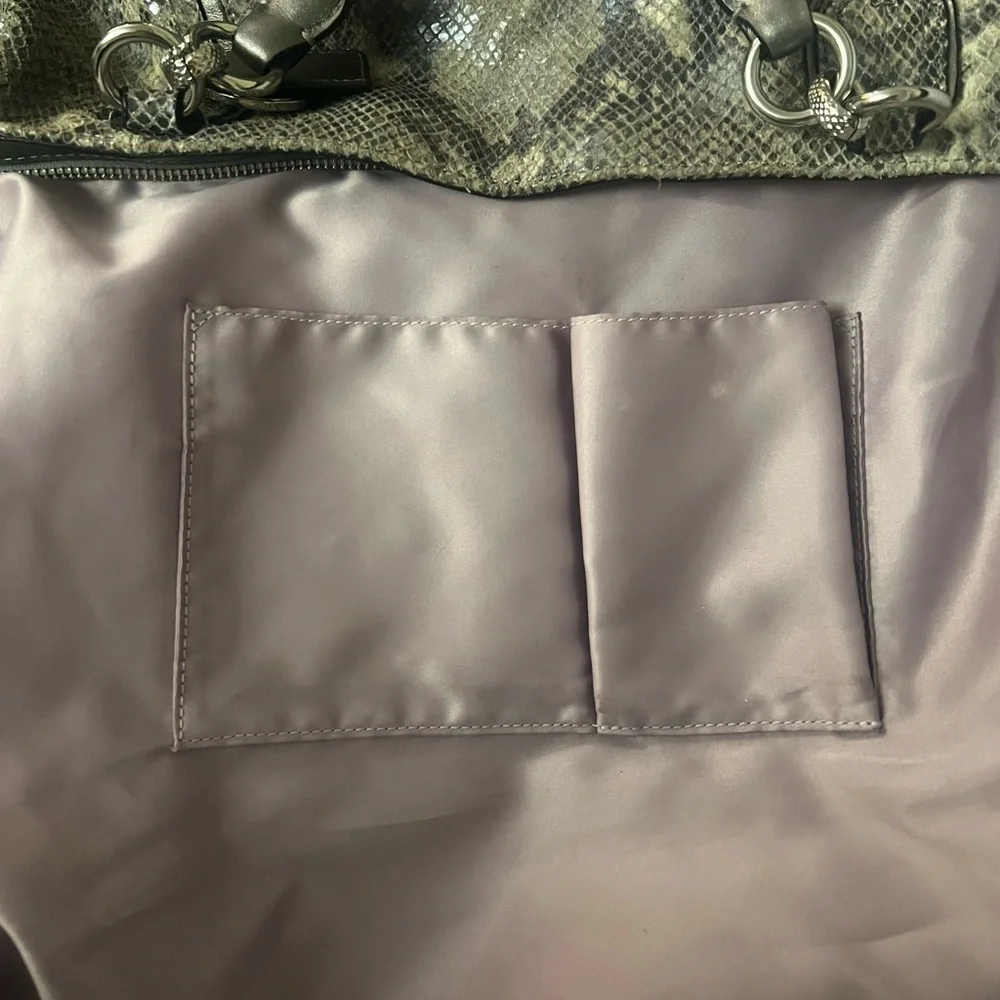 Coach Campbell Exotic Leather Large Satchel